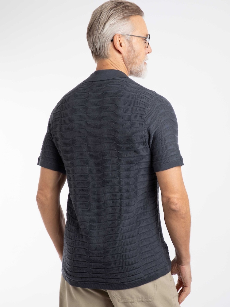 Weird Fish Tod Short Sleeve Knitted Shirt - Изображение 2 6