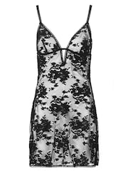 Ann Summers Black Enlightening Lace Chemise Nightie - Image 5 of 5