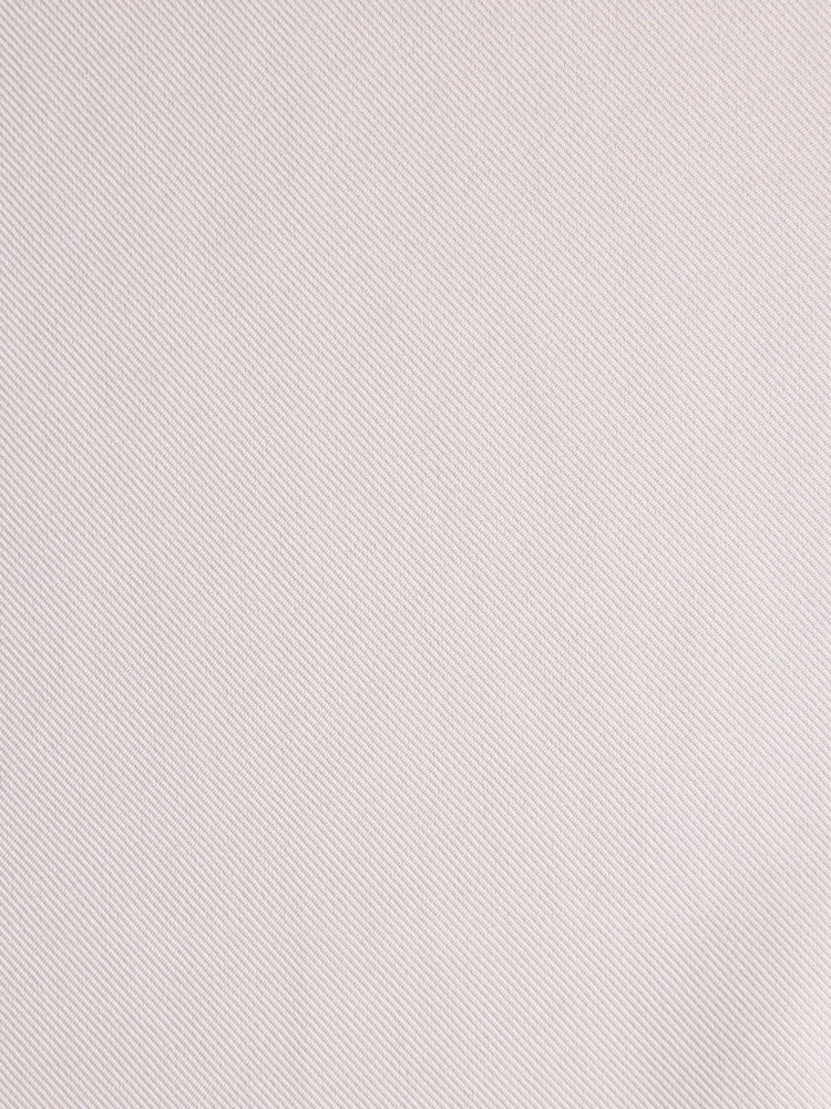 White 100% Silk Signature Pocket Square - Image 3 of 3