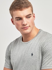 Polo Ralph Lauren Grey Logo Cotton Jersey T-Shirt - Image 3 of 4