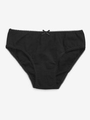 Black Bikini Briefs 5 Pack (5-16yrs) - Image 2 of 3