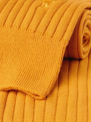 Charles Tyrwhitt Yellow Cotton Rib Socks - Image 2 of 2