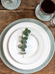Mary Berry Set of 4 Green Signature 100% Cotton Pistachio Coasters - Image 2 of 4