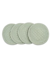 Mary Berry Set of 4 Green Signature 100% Cotton Pistachio Coasters - Image 3 of 4