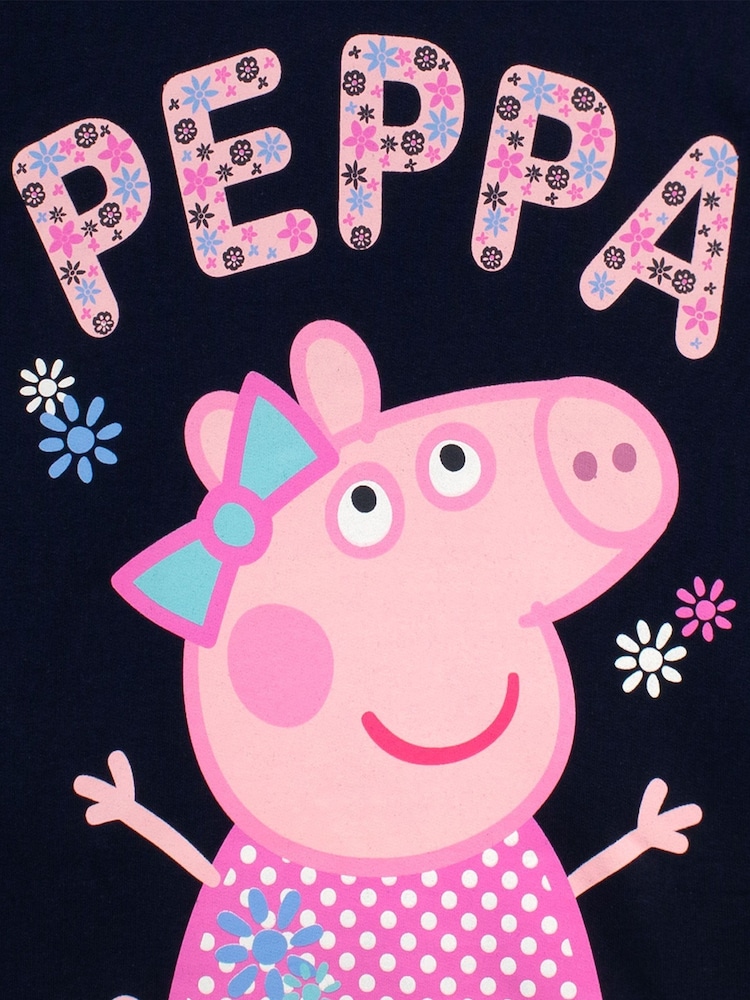 Character Black Peppa Pig 100% Cotton Hoodie - Image 2 of 2