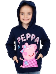 Sudadera de algodón 100 % con capucha y diseño de Peppa Pig de Character - Imagen 5 de 8