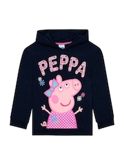 Sudadera de algodón 100 % con capucha y diseño de Peppa Pig de Character - Imagen 6 de 8