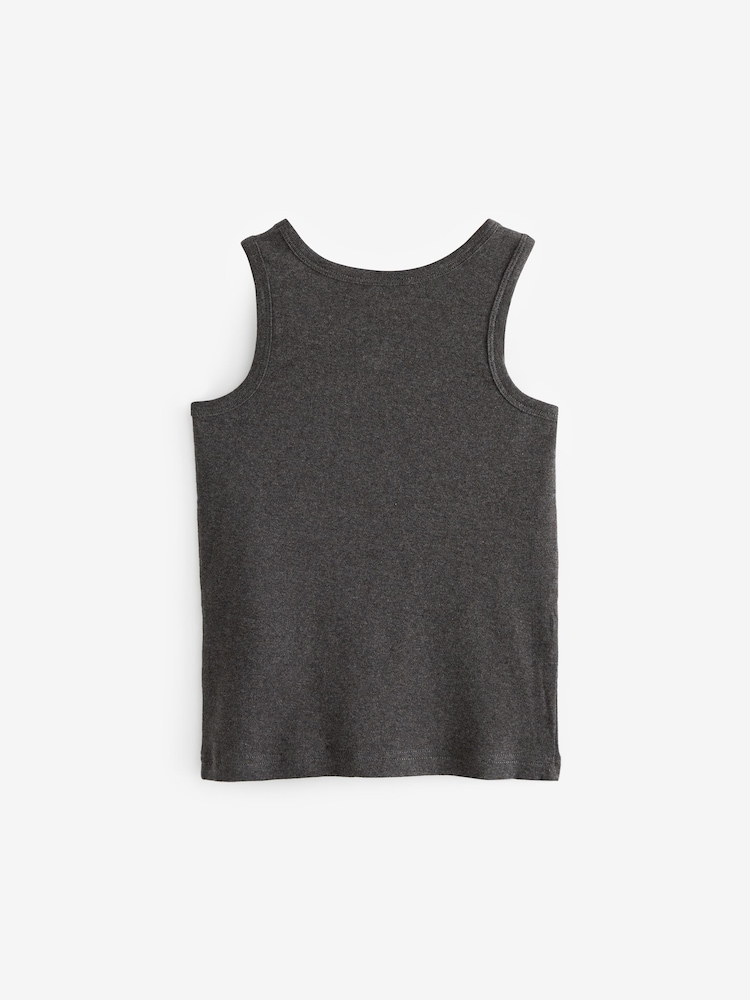 Grey Vests 5 Pack (1.5-16yrs) - Image 5 of 6