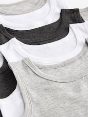 Grey Vests 5 Pack (1.5-16yrs) - Image 6 of 6