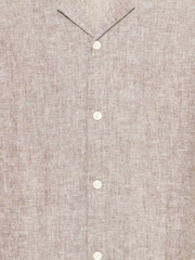 Casual Friday Brown Sauby Linen Shirt - Image 7 of 7