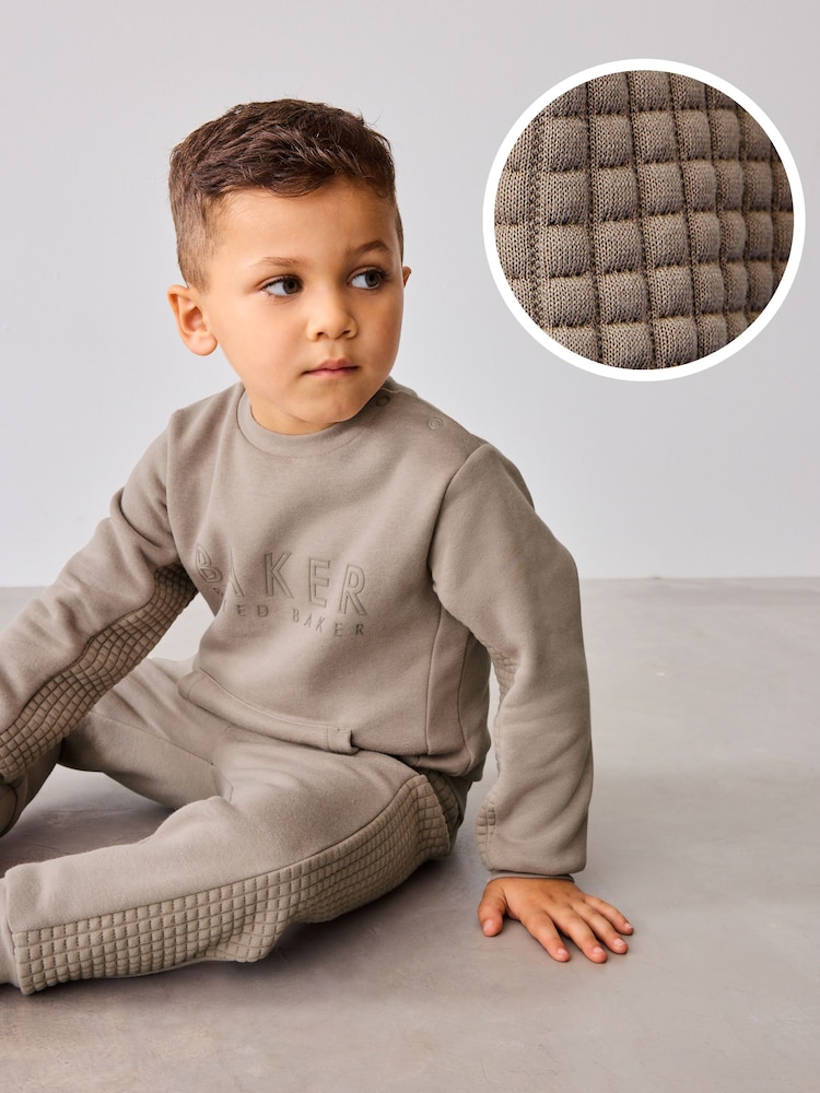 Baker by Ted Baker Quilted Sweater and Joggers Set - Image 1 of 11