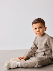 Baker by Ted Baker Quilted Sweater and Joggers Set - Image 5 of 11