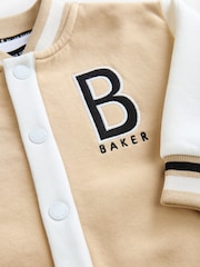 Baker by Ted Baker Neutral 100% Cotton Varsity 3 Piece Set - Image 13 of 14