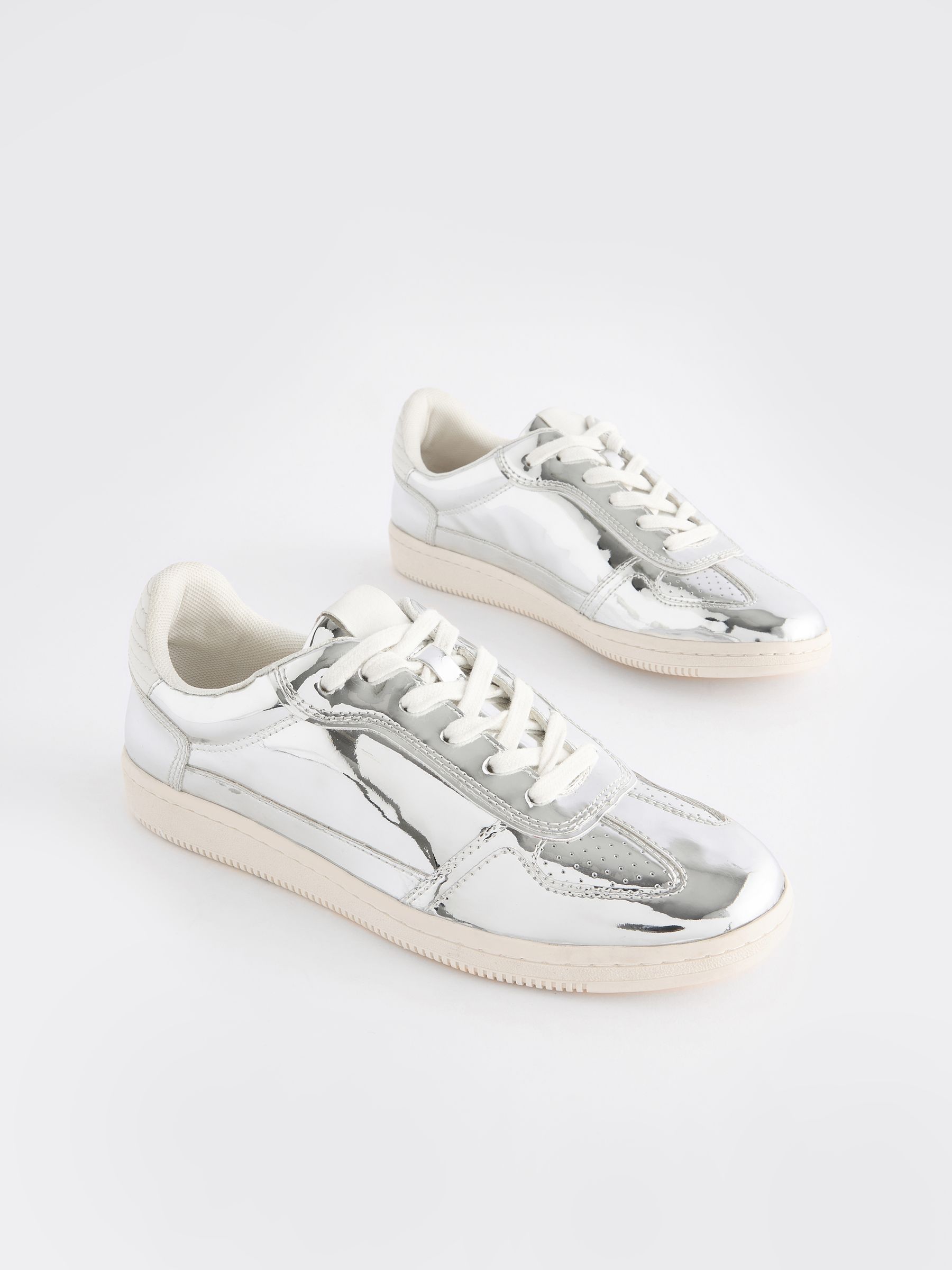 Silver trainers next clearance