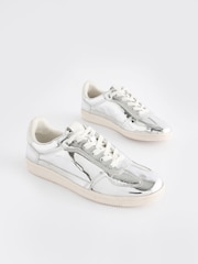 Silver Forever Comfort® Slim Lace Up Trainers - Image 5 of 9