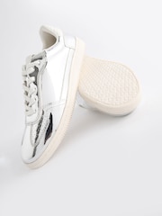 Silver Forever Comfort® Slim Lace Up Trainers - Image 7 of 9