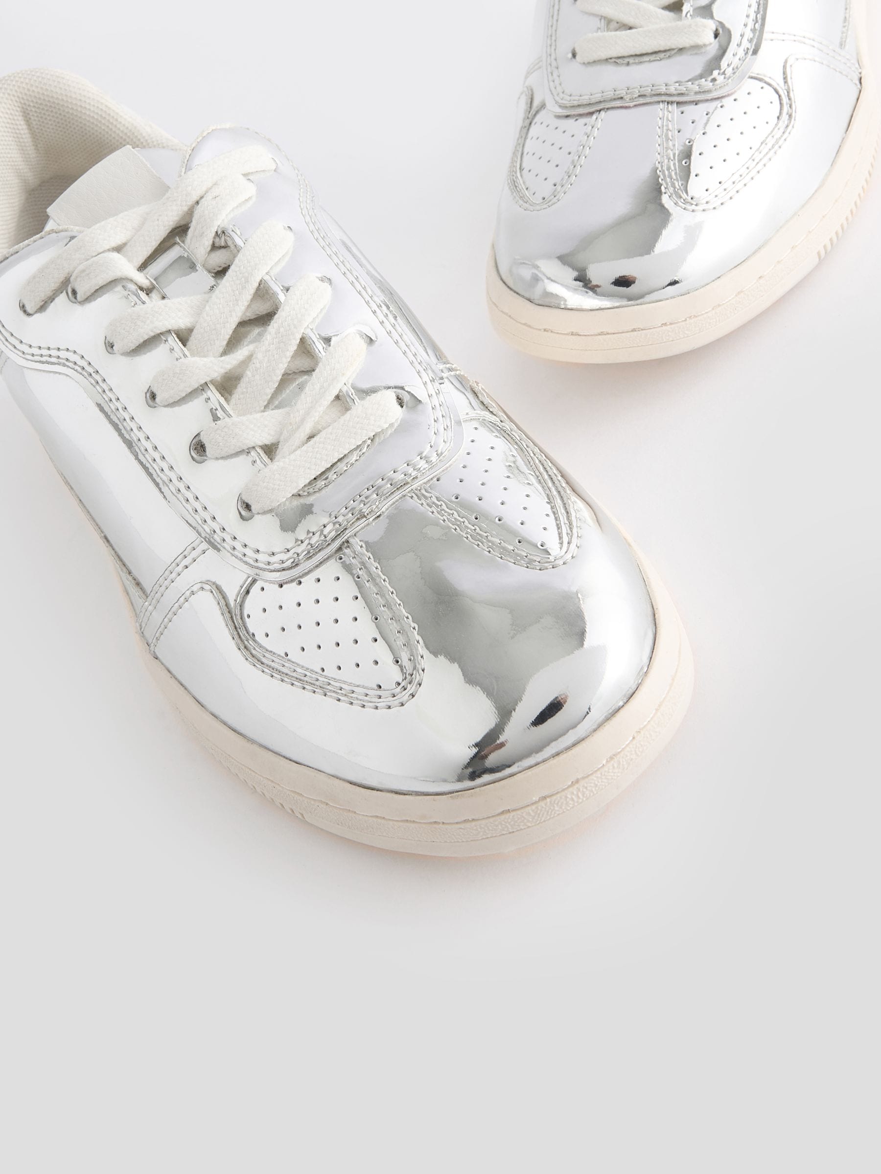 Silver trainers next clearance
