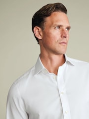 Charles Tyrwhitt White Egyptian Cotton Luxury Texture Shirt - Image 2 of 7