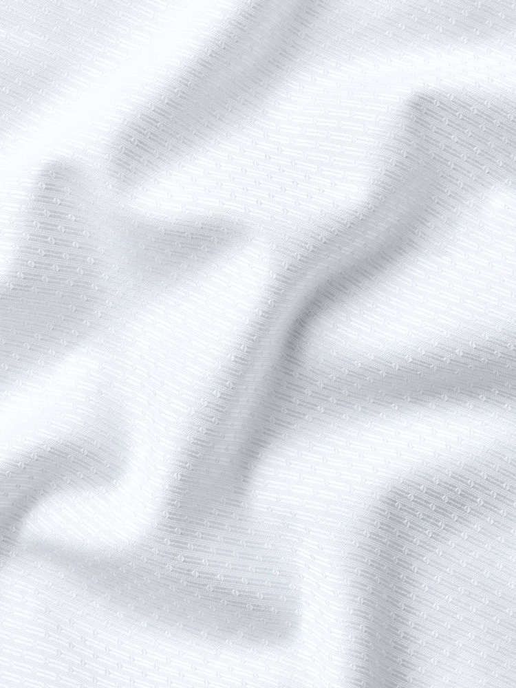 Charles Tyrwhitt White Egyptian Cotton Luxury Texture Shirt - Image 7 of 7