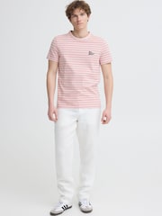 Casual Friday White Pandrup Regular Fit Linen Trousers - Image 3 of 5