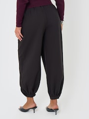 Threadbare Grey Balloon Trousers with Button Cuffs - Image 3 of 5