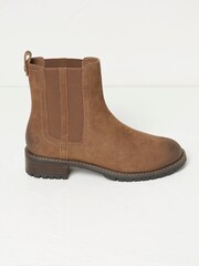 FatFace Brown Verity High Ankle Chelsea Boots - Image 1 of 4