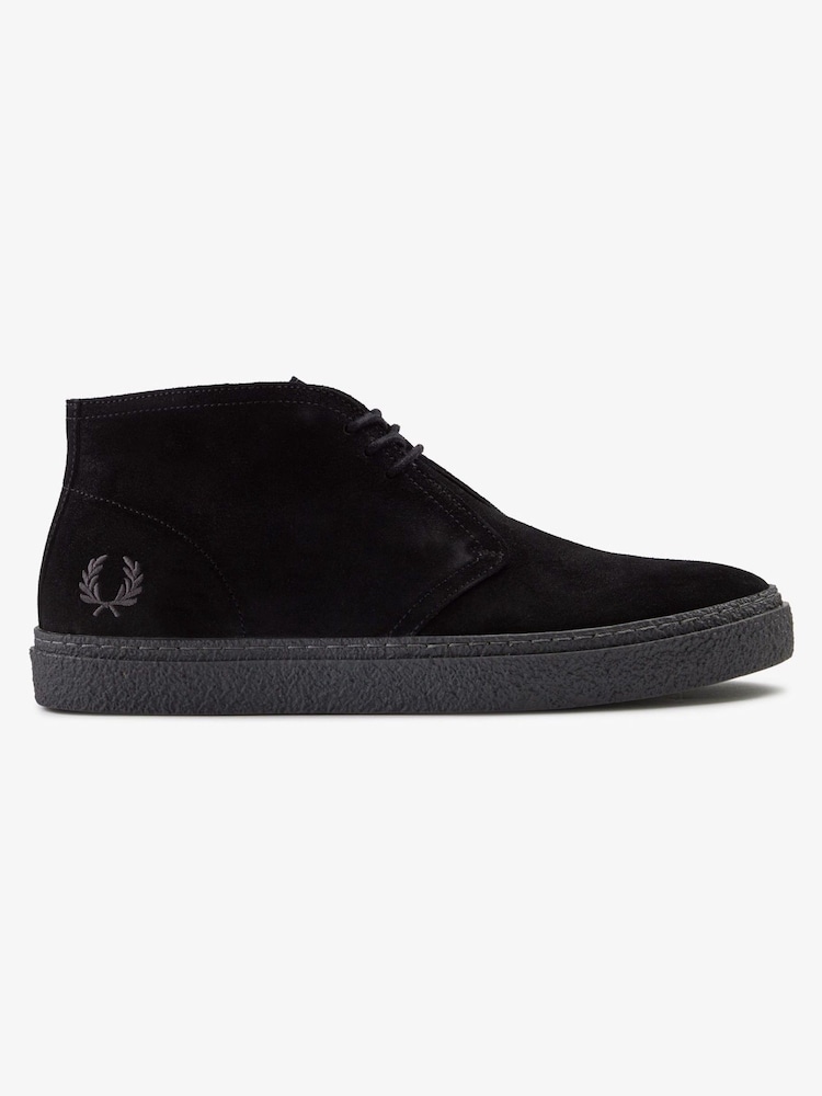 Fred Perry Hawley Suede Black Boots - Image 1 of 5