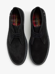 Fred Perry Hawley Suede Black Boots - Image 2 of 5
