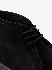 Fred Perry Hawley Suede Black Boots - Image 5 of 5