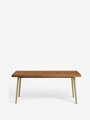 Dark Lloyd Mango Wood Dining Table - Image 2 of 7