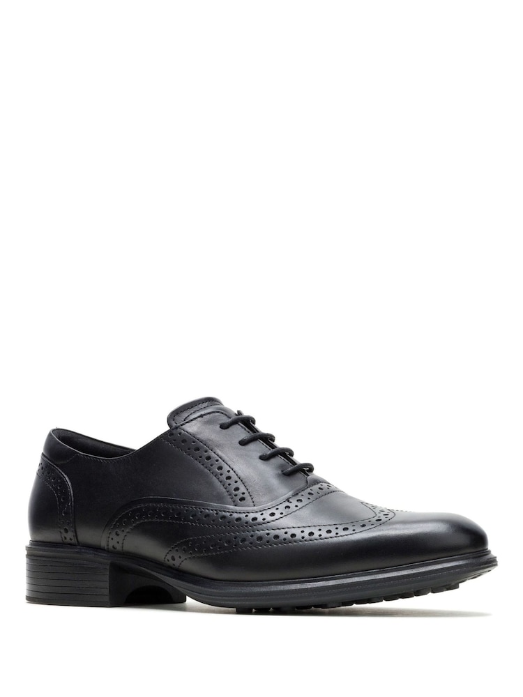 Hush Puppies Black Lewis Wingtip Brogue - Image 2 of 4 Hush Puppies Black Lewis Wingtip Brogue - Image 2 of 4