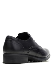 Hush Puppies Black Lewis Wingtip Brogue - Image 3 of 4