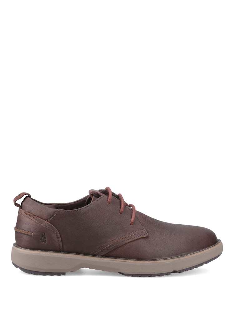 Hush Puppies Brown Scotty Lace Up Shoes - Image 1 of 3