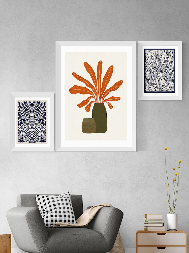 East End Prints Blue One Hundred Leaved Plant XI by Alisa Galitsyna - Image 2 of 3