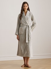 Peignoir long en molleton Lauren Ralph Lauren - Image 1 de 4
