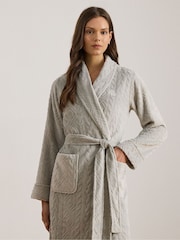 Peignoir long en molleton Lauren Ralph Lauren - Image 3 de 4