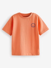 Orange Simple Short Sleeve T-Shirt (3mths-7yrs) - Image 1 of 7