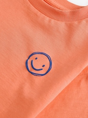 Orange Simple Short Sleeve T-Shirt (3mths-7yrs) - Image 7 of 7