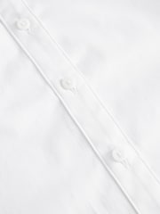 Blanco - Blusa escolar con alto contenido de algodón con cuello de volante de primera calidad (3-14 años) - Imagen 11 de 11