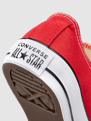 Converse Red Standard Fit Chuck Taylor All Star Ox Trainers - Image 4 of 6