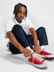 Converse Red Standard Fit Chuck Taylor All Star Ox Trainers - Image 6 of 6