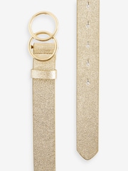 Champagne Gold Double Circle Sparkle Regular Belt - Image 2 of 2