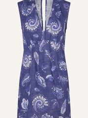 Accessorize Blue Paisley Tunic Dress - Image 4 of 4