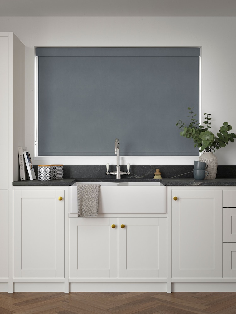 Concrete Grey Linea Made to Measure Roller Blind - Image 2 of 6