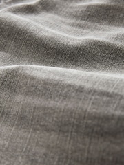 Grey Skinny Fit Stretch Denim Shorts - Image 8 of 8