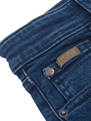 U.S. Polo Assn. Blue Slim Fit Boys 5 Pocket Denim Jeans - Image 6 of 7