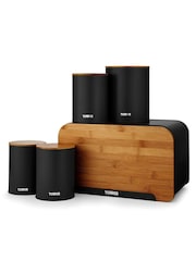Tower 5 Piece Black Scandi Storage Set - Image 3 of 4