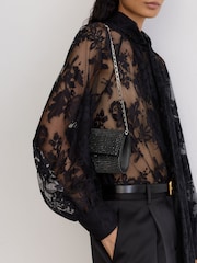 Τσάντα συμπλέκτη Reiss Sadie Crystal - Εικόνα 1 από 8
