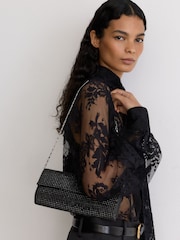 Τσάντα συμπλέκτη Reiss Sadie Crystal - Εικόνα 6 από 8