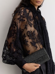 Τσάντα συμπλέκτη Reiss Sadie Crystal - Εικόνα 7 από 8